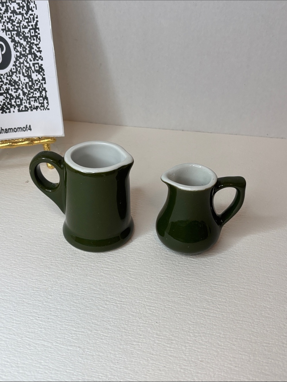 Vintage Hall Restaurant Ware Individual Creamers Set of 2
